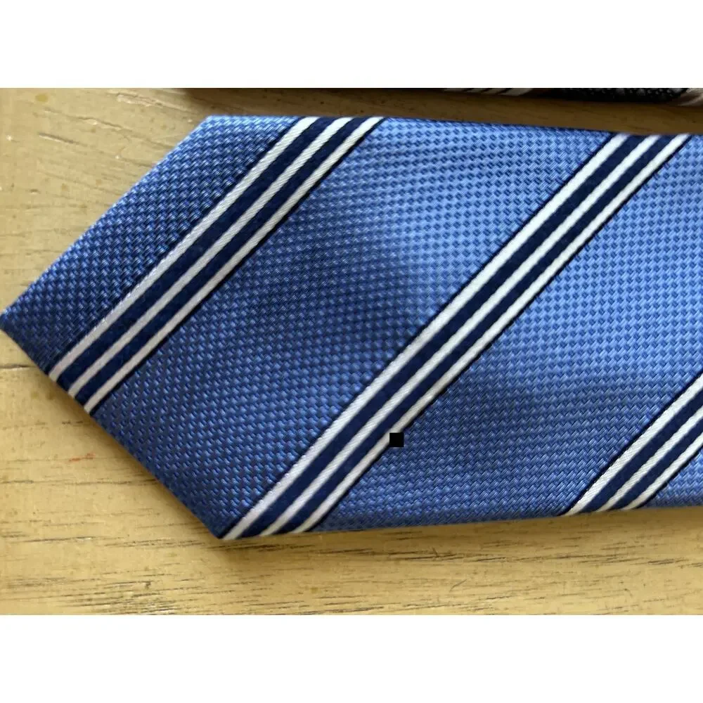 3 VTG striped Rep Ivy League Ties Academia classic business Grandpa Preppy 3”